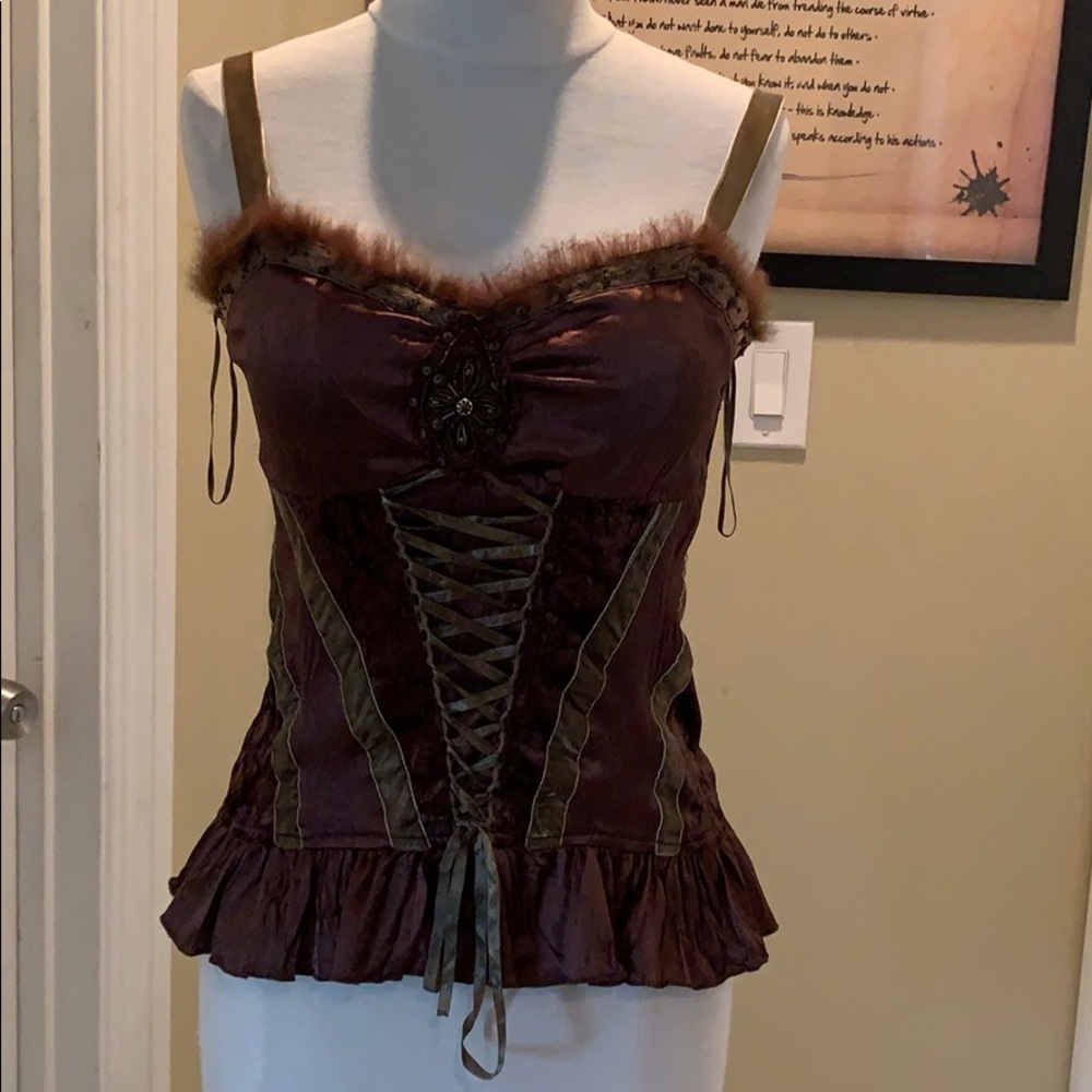 Vintage brown top